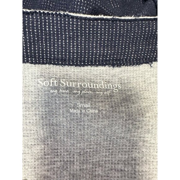 Soft Surroundings Long Sleeve Mixed Button Pocket Tunic Size S - Picture 5 of 8